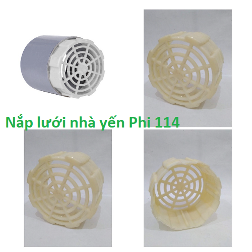 Giá nắp lưới ống thông gió nhà yến - ống nhựa 114