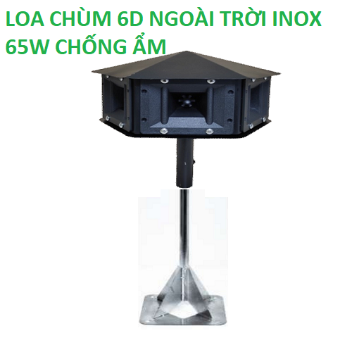 Loa chùm 6D Inox ngoài trời PRO-65W chống nước