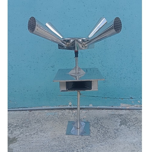 LOA PHÓNG 2 TẦNG INOX SỬ DỤNG CỦ LOA HP6000-HP4000