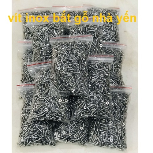 Giá vít inox dùng trong nhà yến